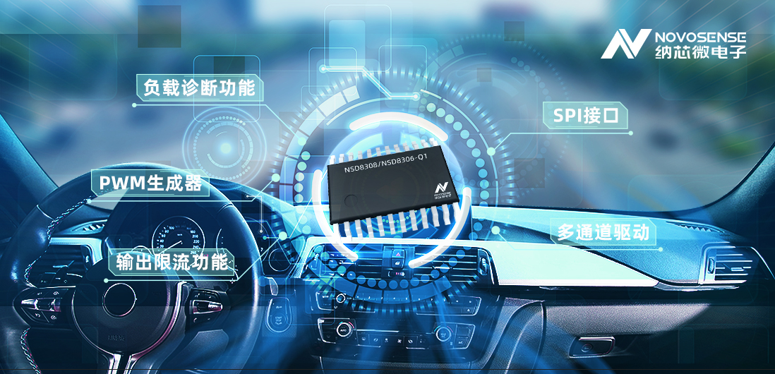 FUN乐天使全新发布40V车规级多通道半桥驱动NSD830x-Q1！